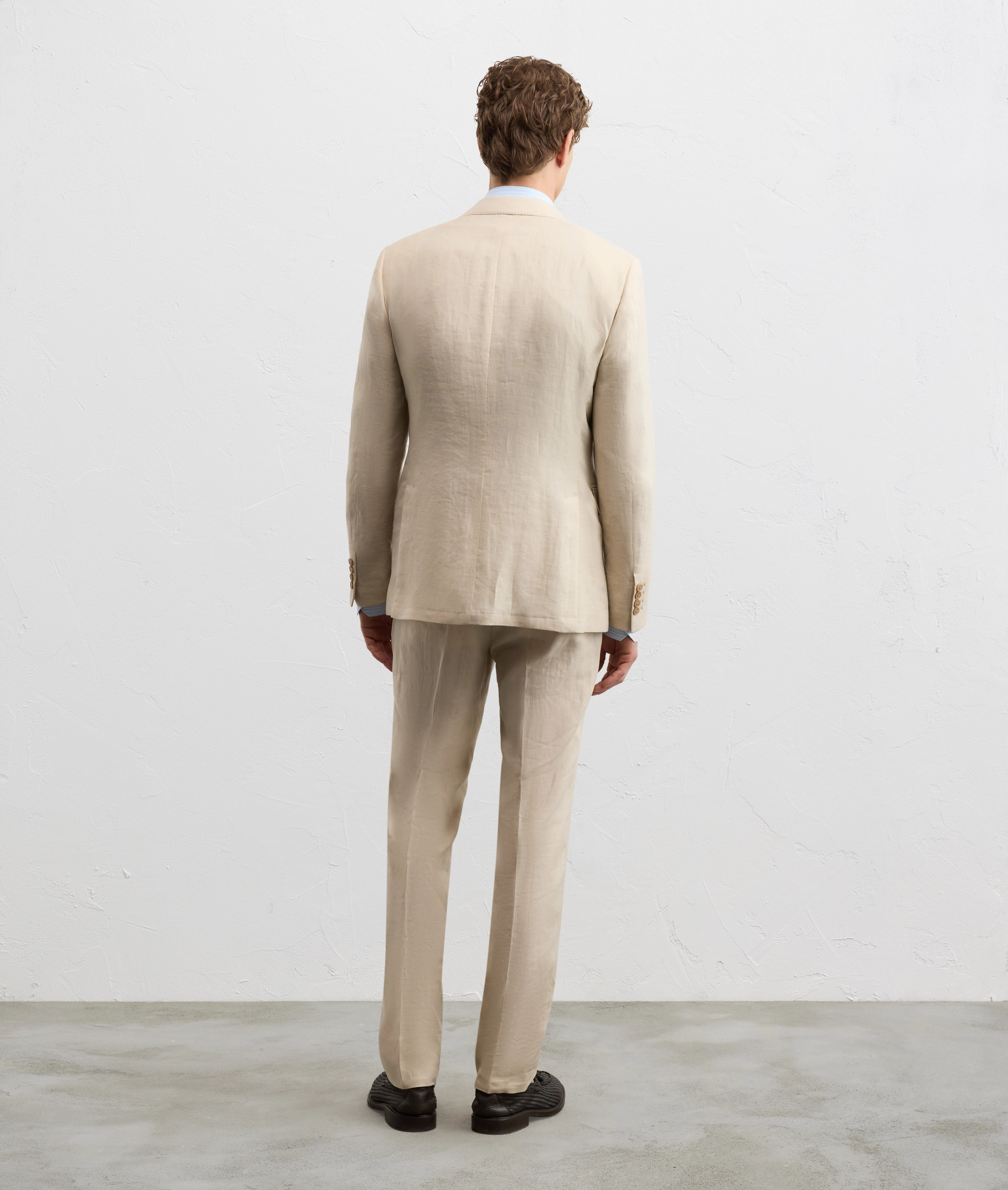 pure natural colored linen Vicenza line dress — photo 4 of 5