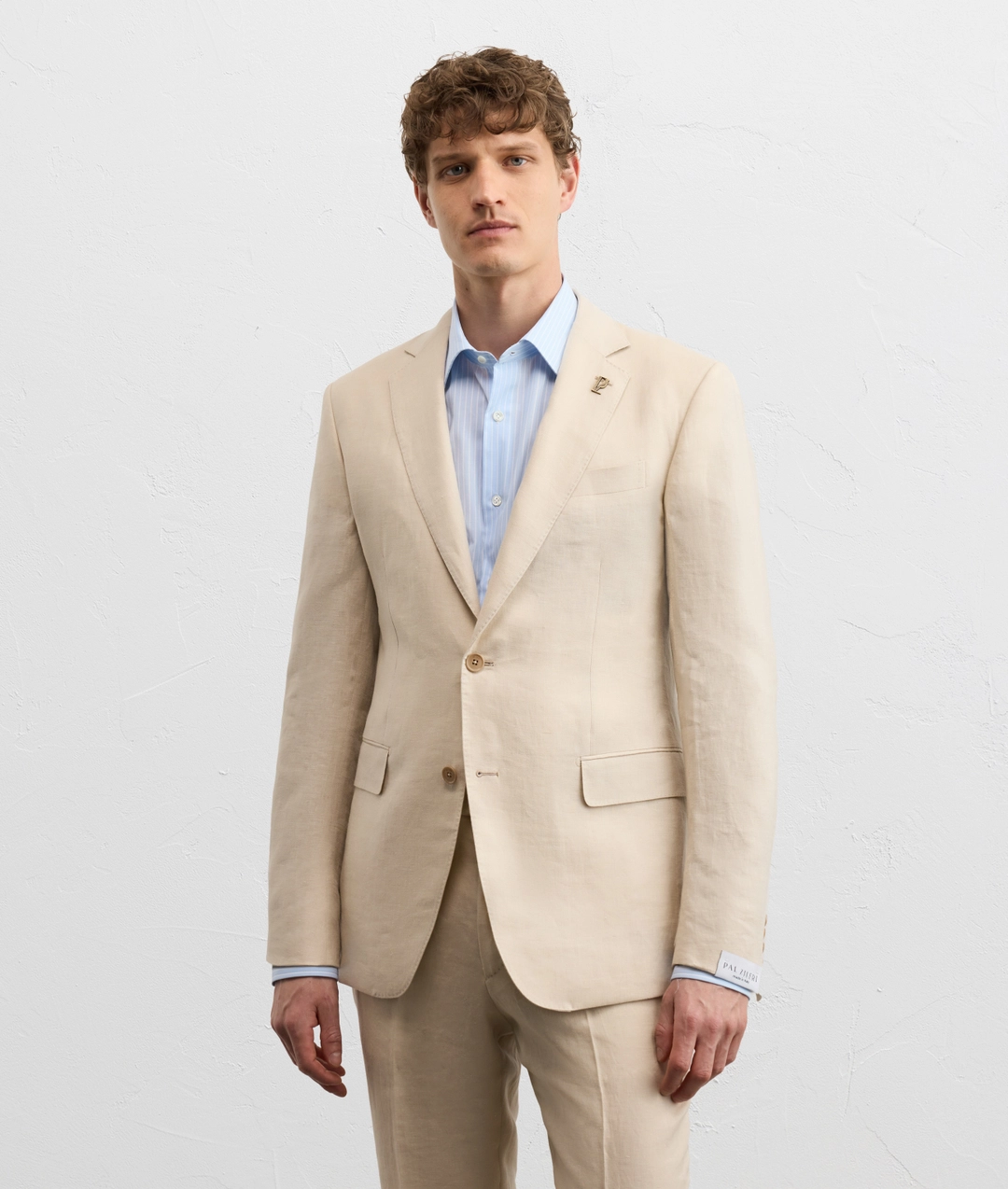 pure natural colored linen Vicenza line dress — photo 3 of 5