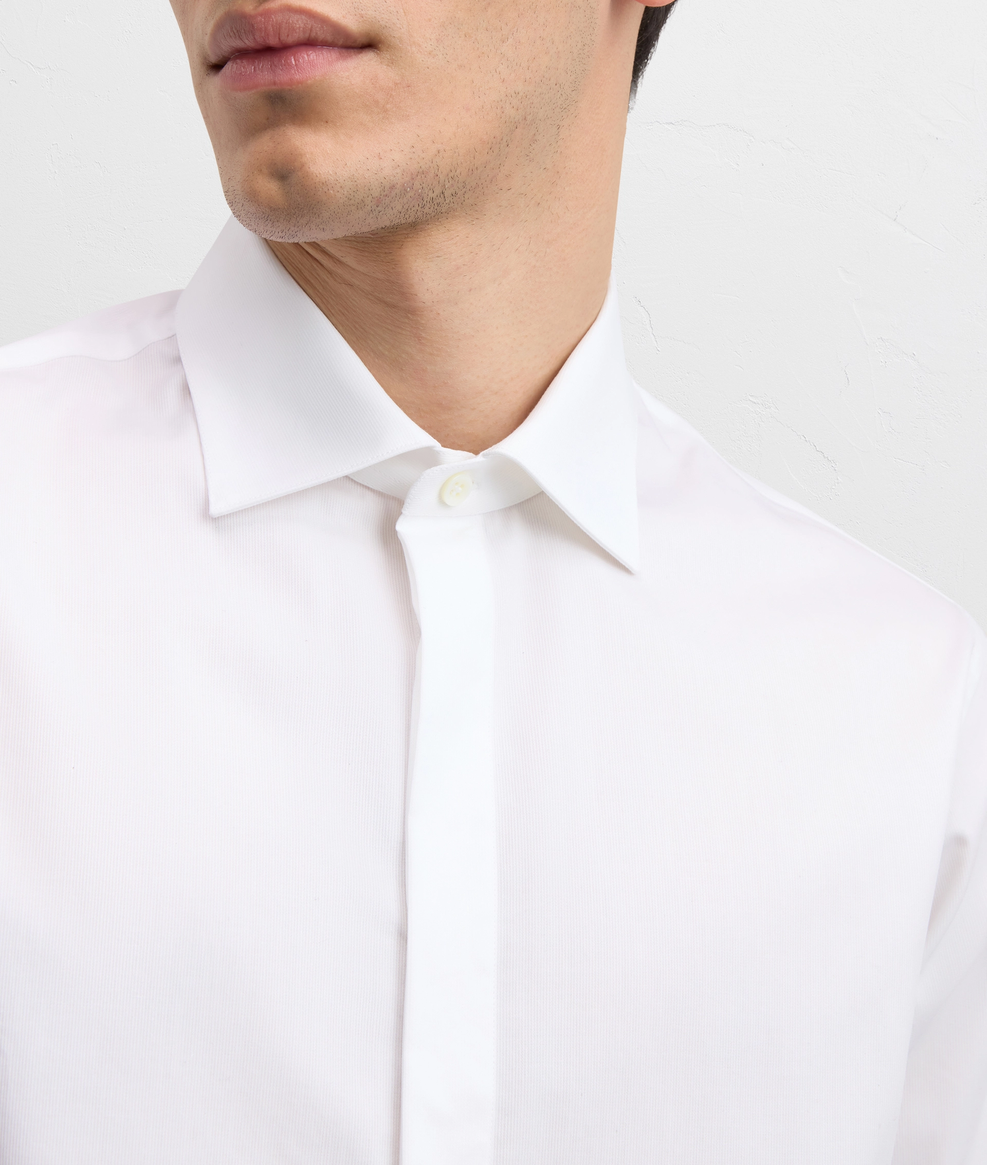 White pure cotton shirt — photo 5 of 5