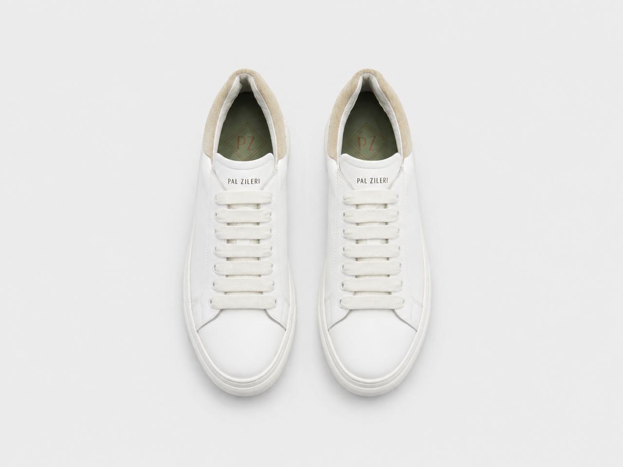 White Leather Sneakers