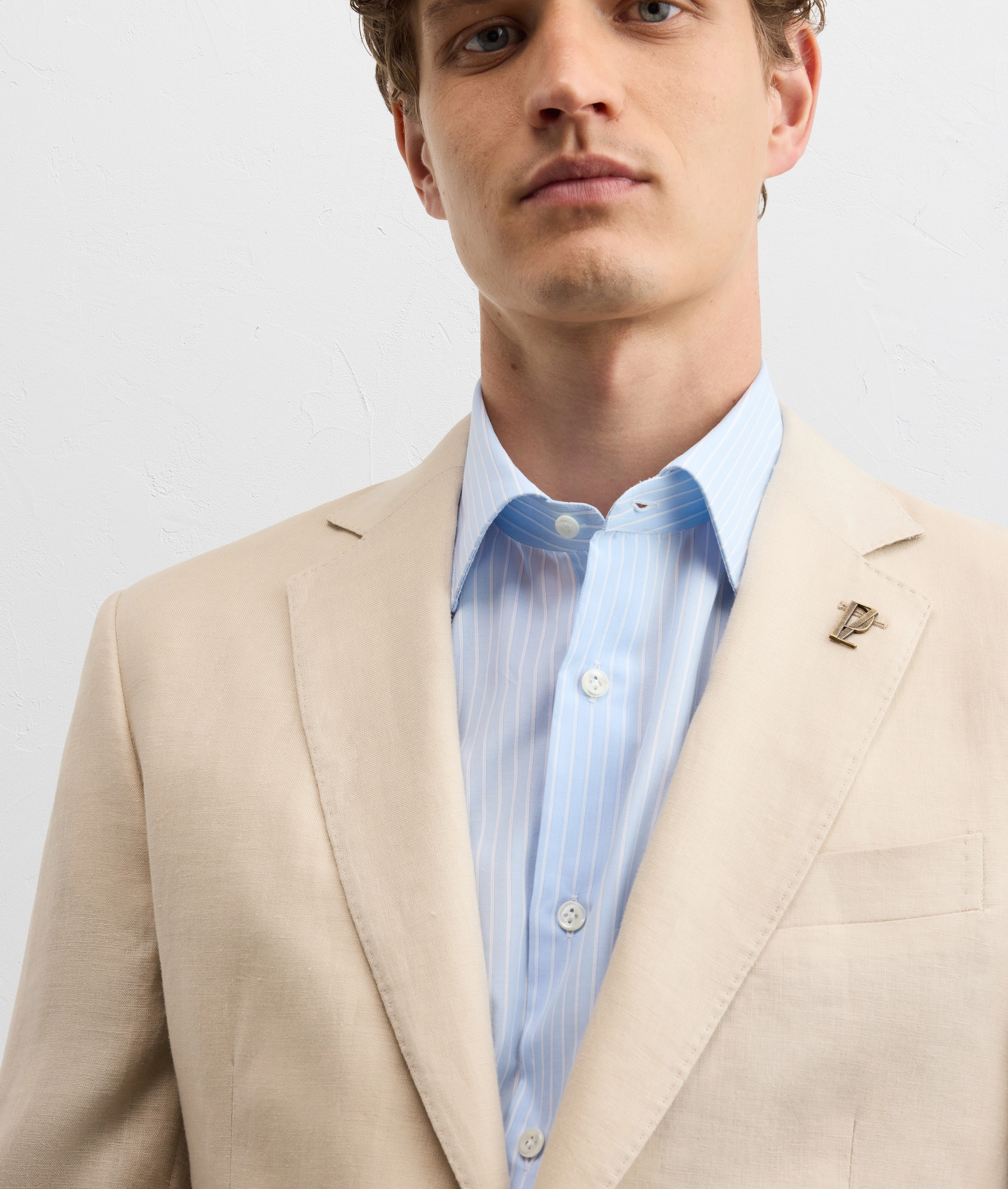 pure natural colored linen Vicenza line dress — photo 5 of 5